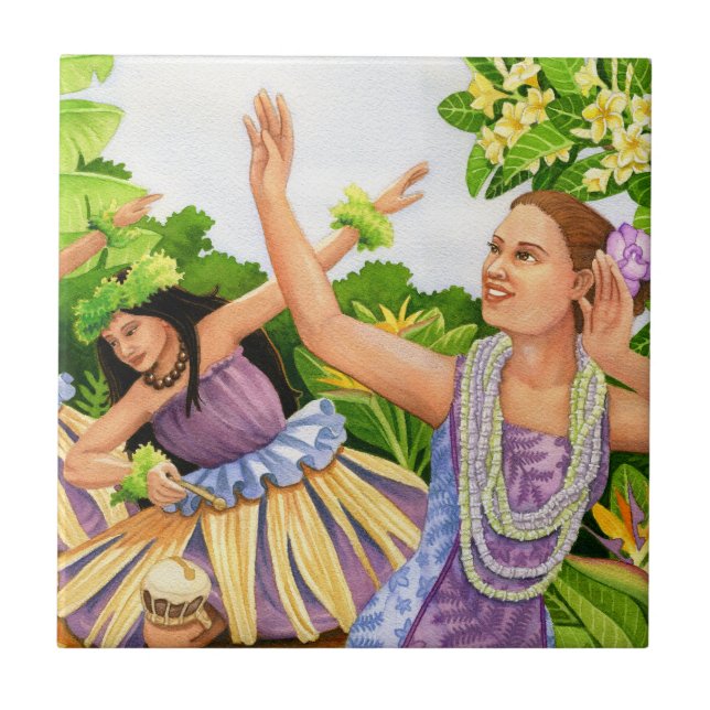 Hula Halau Tile (Front)