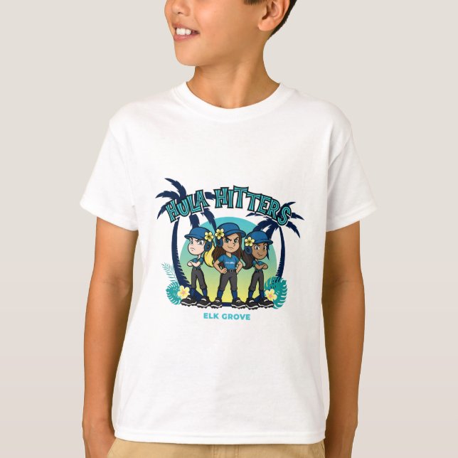 Hula Hitters Softll (v1)  T-Shirt (Front)