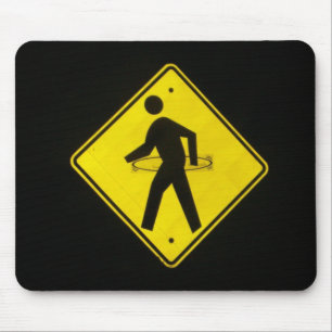 hula hoop crossing mouse mat