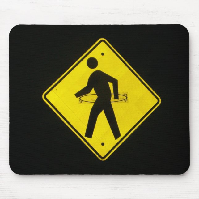 hula hoop crossing mouse mat (Front)