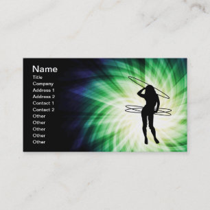 Hula Hoop Girl; Cool Business Card