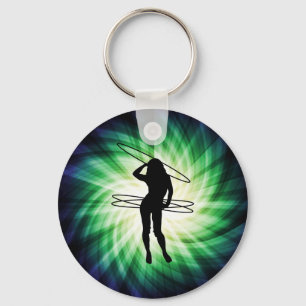 Hula Hoop Girl; Cool Key Ring