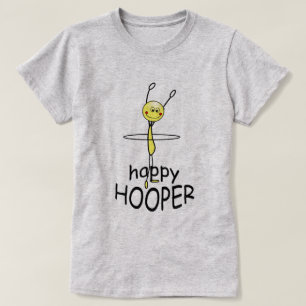 Hula Hoop Happy Hooper Funny T-shirt