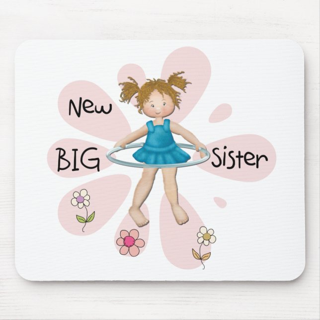 Hula Hoop New Big Sister Mouse Mat (Front)