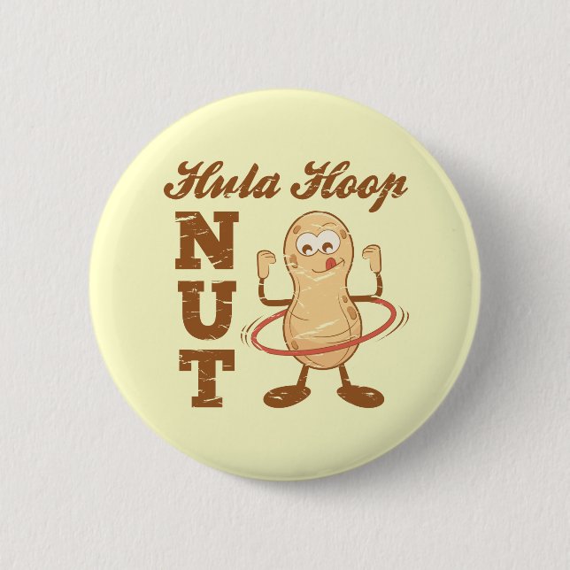 Hula Hoop Nut 6 Cm Round Badge (Front)
