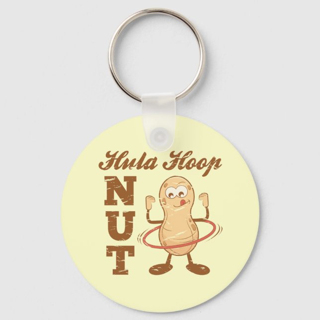 Hula Hoop Nut Key Ring (Front)