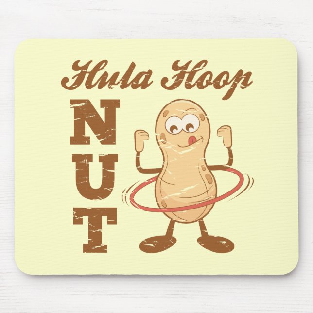 Hula Hoop Nut Mouse Mat (Front)
