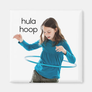 Hula Hoop Refrigerator Magnet