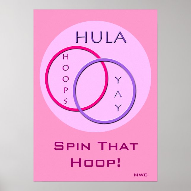 Hula Hoop Spinning Poster (Front)