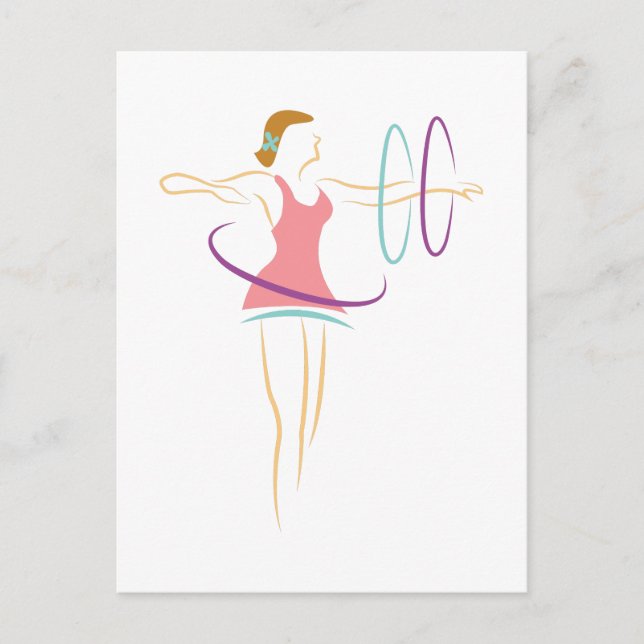 Hula Hoops Postcard (Front)