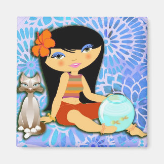 HULA IS PUURFECTLY COOLA MAGNET