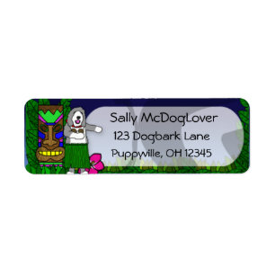 Hula Luau Old English Sheepdog