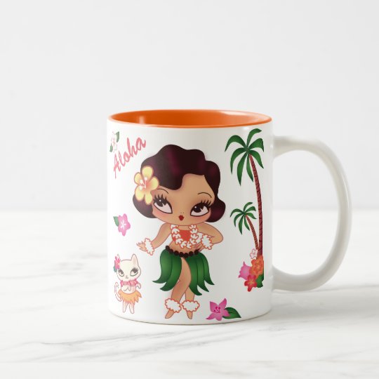 Hula Lulu Dancing - mug