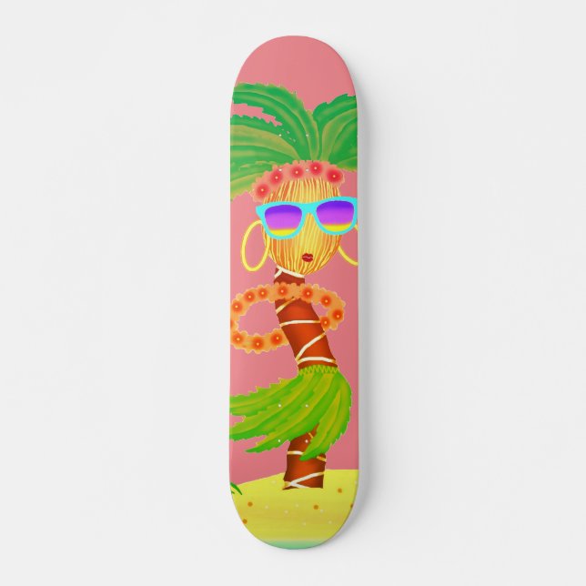 Hula Palm girl's skateboard (Front)
