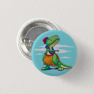 Hula Rex 3 Cm Round Badge