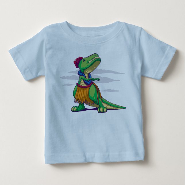 Hula Rex Baby T-Shirt (Front)