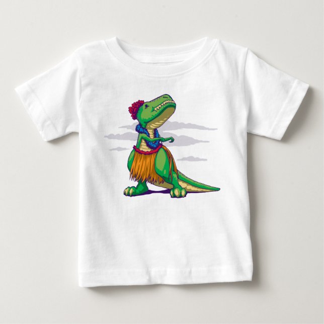 Hula Rex Baby T-Shirt (Front)