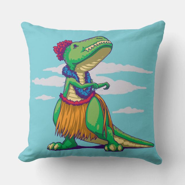 Hula Rex Cushion (Front)