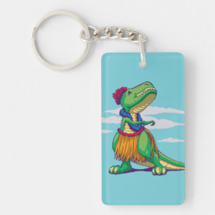 Hula Rex Key Ring