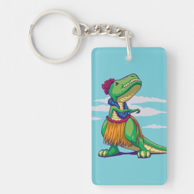 Hula Rex Key Ring (Front)