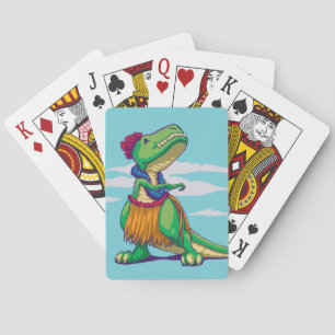 Hula Rex Playing Cards