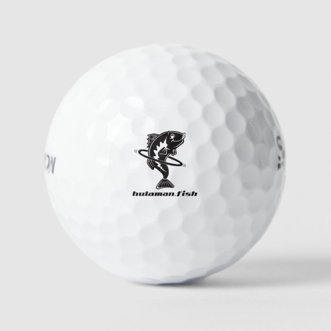 HulaMan 3 Pack Golf Balls (Front)