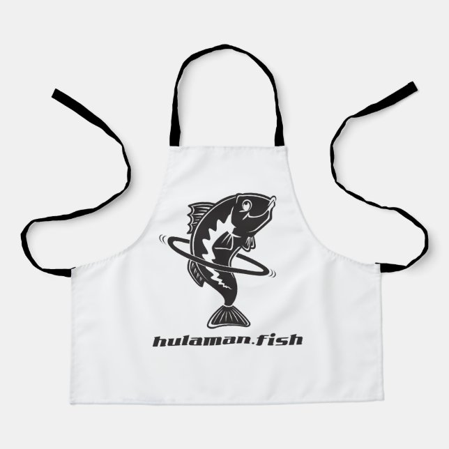 HulaMan Fish Cooking Apron (Front)