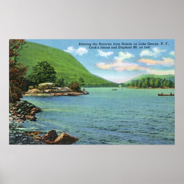 Huletts Entrance to Narrows, Cook's Island Poster (Front)