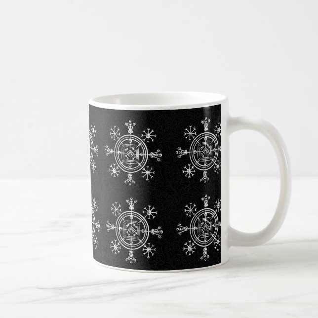 Hulinhjálmur – Norse Sigil of Invisibility Coffee Mug (Right)