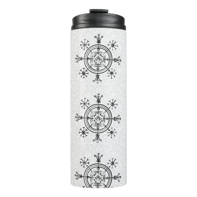 Hulinhjálmur – Norse Sigil of Invisibility Thermal Tumbler (Front)
