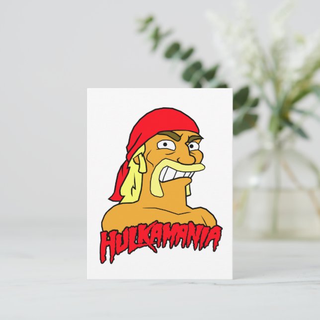 Hulk Hogan Hulkamania Tribute  Postcard (Standing Front)
