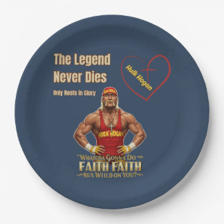 Hulk Hogan will love this bold Hulkster-inspired Paper Plate