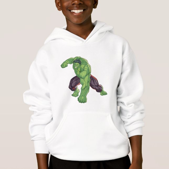 Hulk Smash Boys Hoodie (Front)