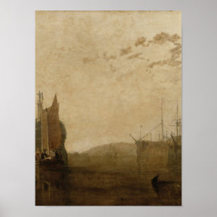 Hulks on the Tamar, c.1812 Poster