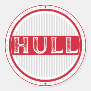 Hull City Pride Emblem – English Identity Classic Round Sticker