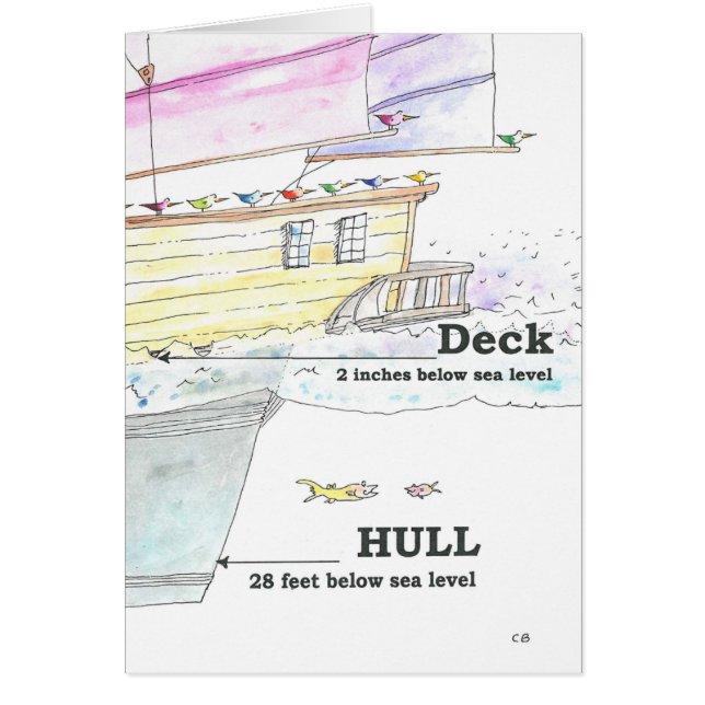 "Hull Low" Hello Card (Front)