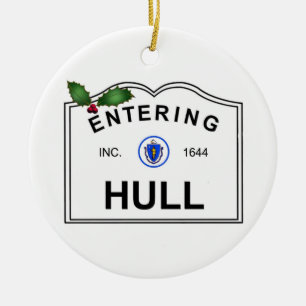 Hull MA Ceramic Tree Decoration