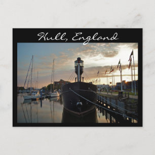 Hull Marina, Sunset [Postcard] Postcard