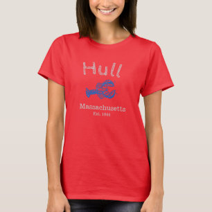 Hull Massachusetts Blue Lobster T-shirt, dark, W T-Shirt