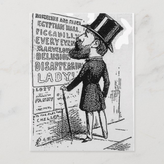 Hullo! Maskelyne and Cook Postcard (Front)