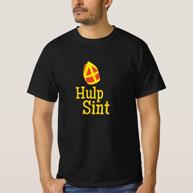 Hulp Sint Sinterklaas Pakjesavond T-Shirt (Front)