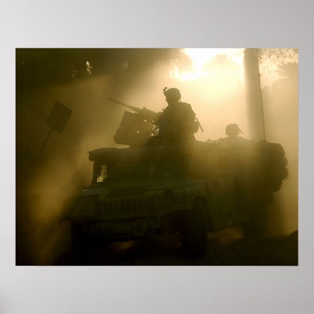 Hum-Vee Patrol Poster (Front)