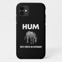 Hum You'd Prefer An Adtronaut Funny Zebra
