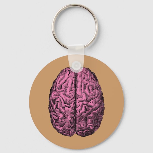 Human Anatomy Brain Key Ring (Front)