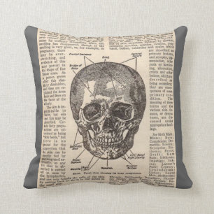 Human Anatomy Skull Medical Pillow