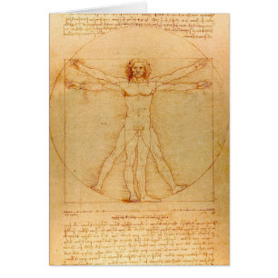 Human Anatomy, Vitruvian Man by Leonardo da Vinci
