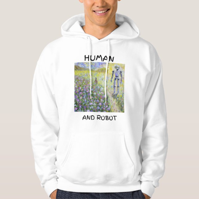 Human and Robot Hoodie (Front)