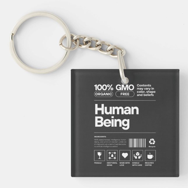 human being key ring (Front)