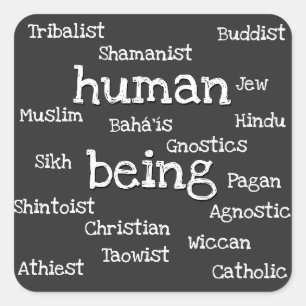 Human Being Sticker Spiritual Humanity Stickers