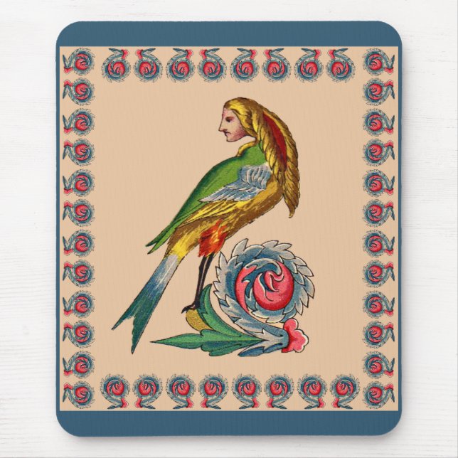  human bird mouse mat (Front)